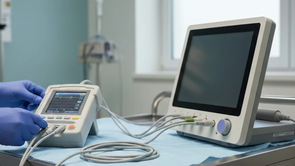proveedor de mantenimiento de equipos medicos realizando mantenimiento correctivo