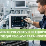 Mantenimiento preventivo de equipo médico en hospitales