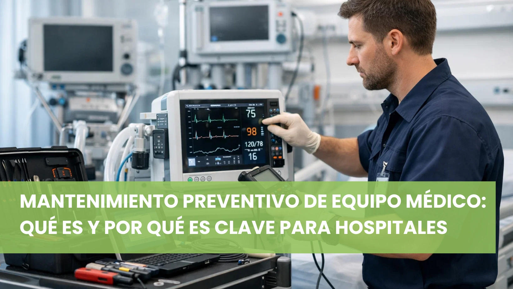 Mantenimiento preventivo de equipo médico en hospitales