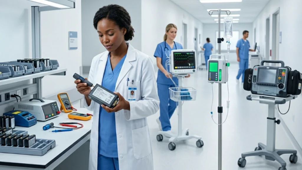 baterías para equipo médico 