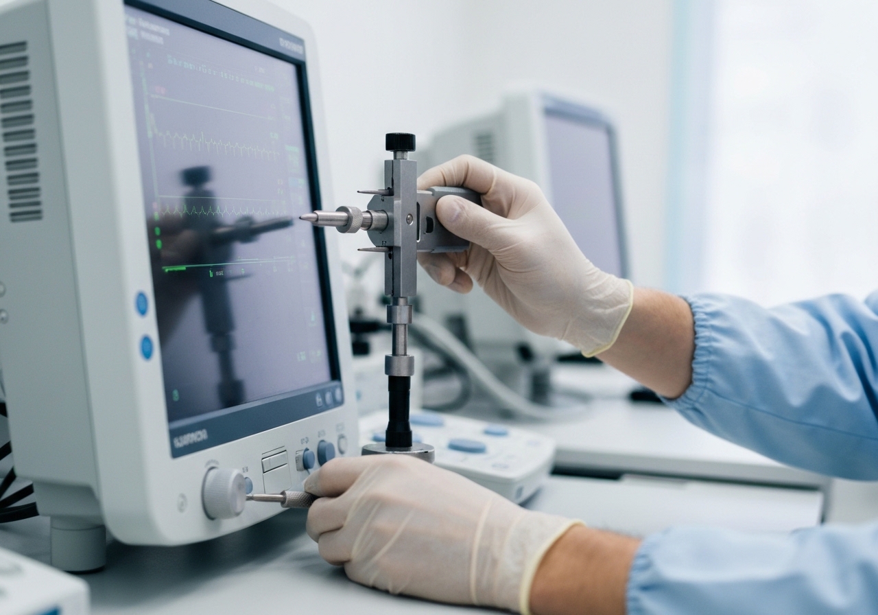 mantenimiento correctivo de monitores médicos calibración