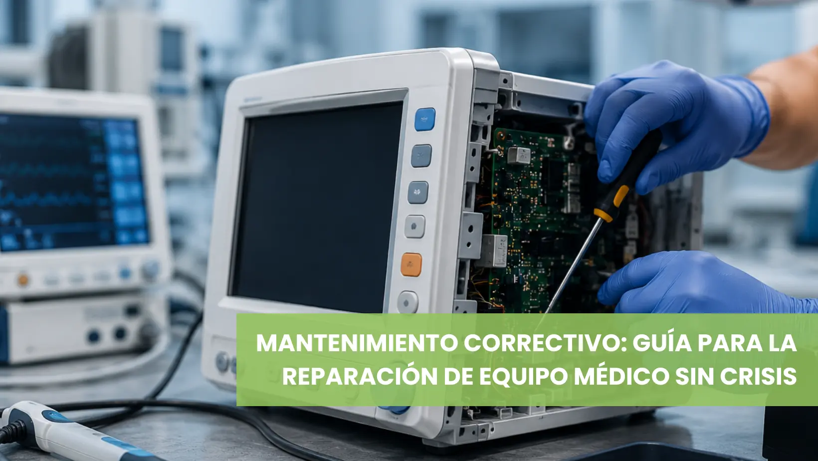 Mantenimiento Correctivo: Guía para la Reparación de Equipo Médico sin Crisis
