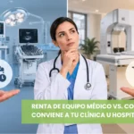 Renta de equipo médico vs compra para clínicas y hospitales