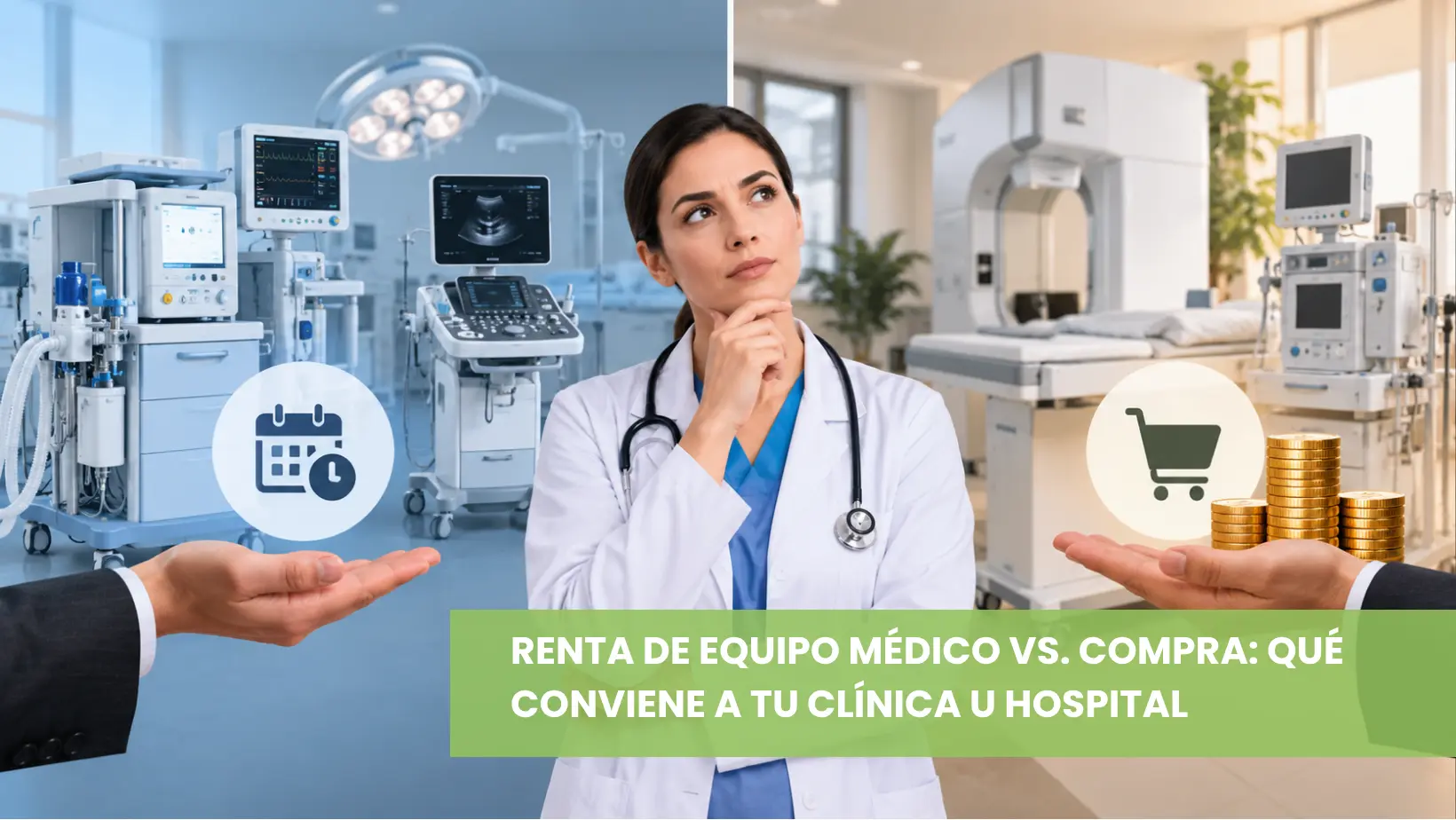 Renta de equipo médico vs compra para clínicas y hospitales