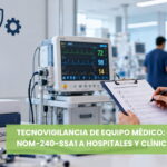 Tecnovigilancia de equipo médico y cumplimiento de la NOM-240 en hospitales y clínicas